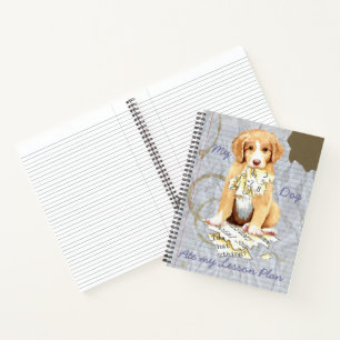 My Toller Ate My Lesson-Notebook Notizbuch