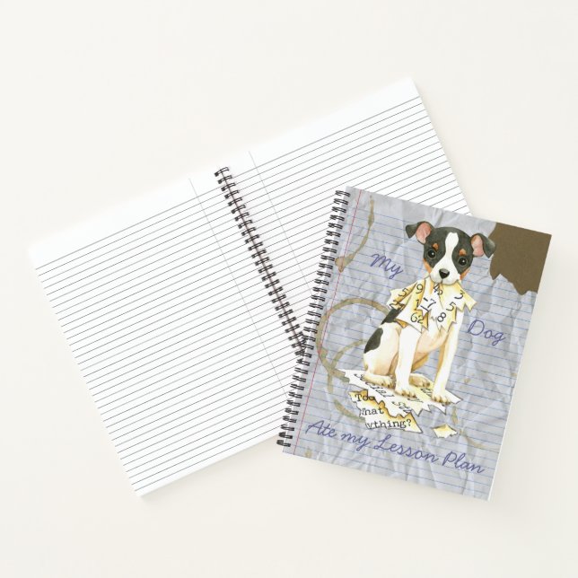My Toy Fox Terrier Ate my Lessingplan Notizbuch (Innenseite)