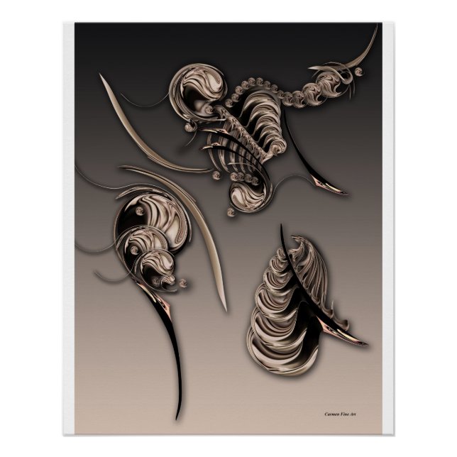 "My Transcendental Vision, Glossy Poster (Vorderseite)