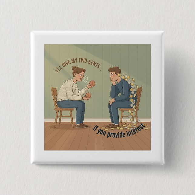 My Two Cents Button (Vorderseite)