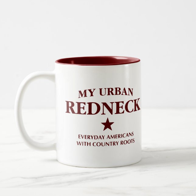My Urban Redneck Mug Zweifarbige Tasse (Links)