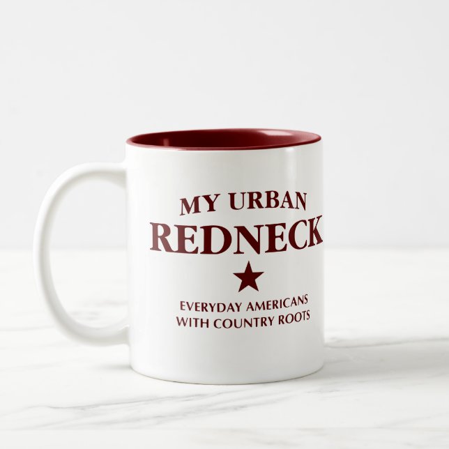 My Urban Redneck Mug Zweifarbige Tasse (Links)