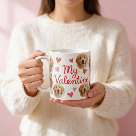 My Valentine Dog | Personalized Pet Photo Kaffeetasse
