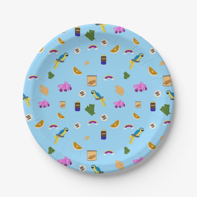 My Venezuela Pappteller (Vorderseite)