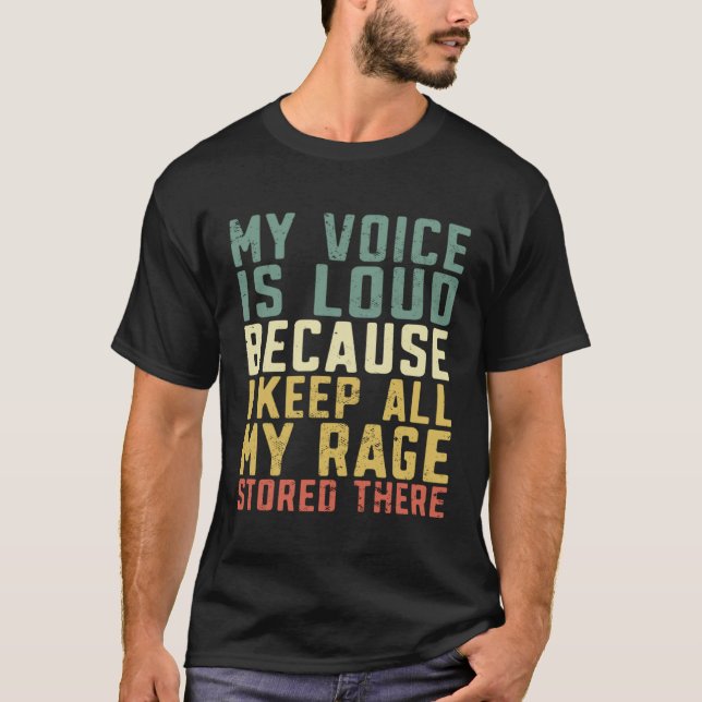 My voice is loud Assistant coach  sports coaching T-Shirt (Vorderseite)