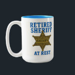 My Watch as Sheriff has ended Zweifarbige Tasse<br><div class="desc">My Watch as Sheriff has ended</div>