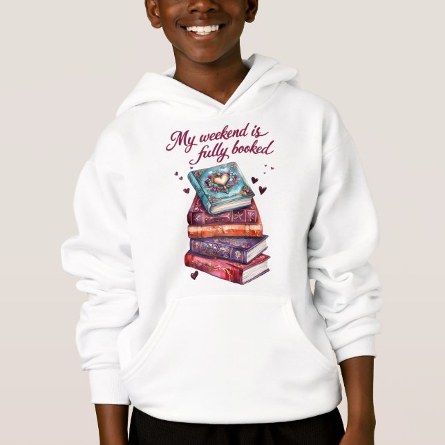My weekend is fully booked hoodie (Vorderseite)