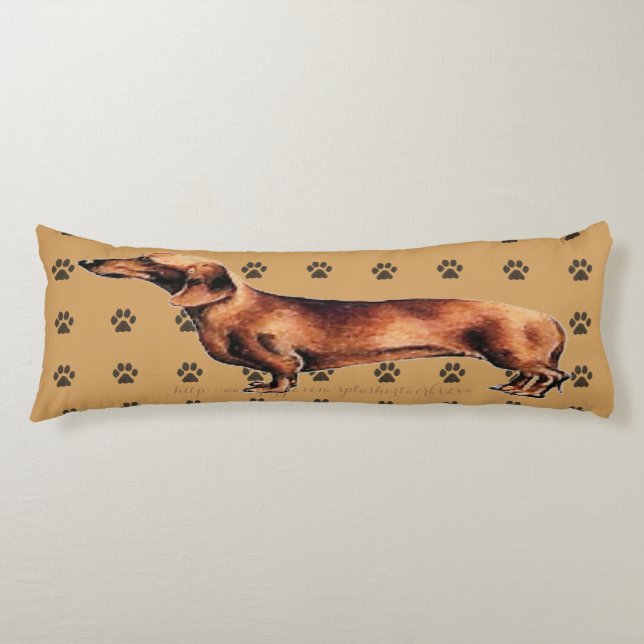 "My-Wienie" Seitenschläferkissen (Vorderseite)