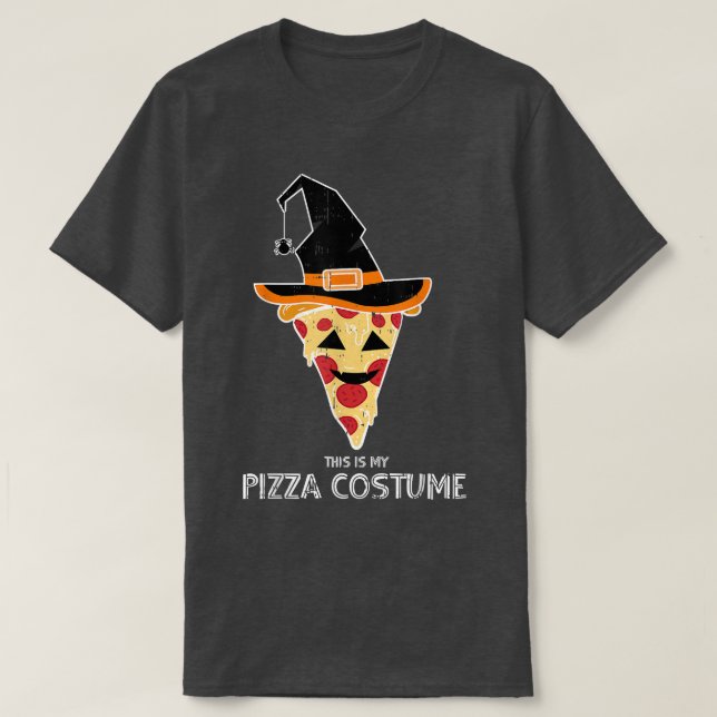 My Witch Pizza Costume Easy Italian Food Halloween T-Shirt (Design vorne)