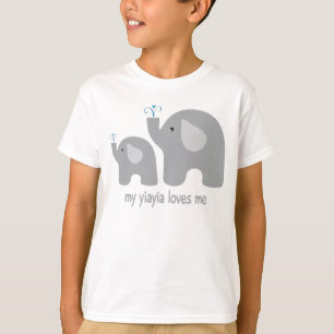 My Yiayia Liebe Me - Elefantes Shirt für Kinder