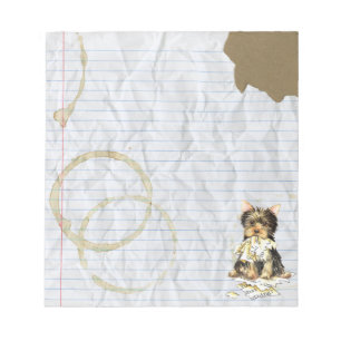 My Yorkie Ate my Lessingplan Notizblock
