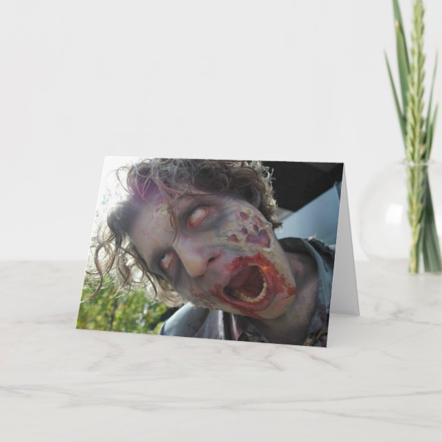 My Zombie Valentine Feiertagskarte (Vorderseite)