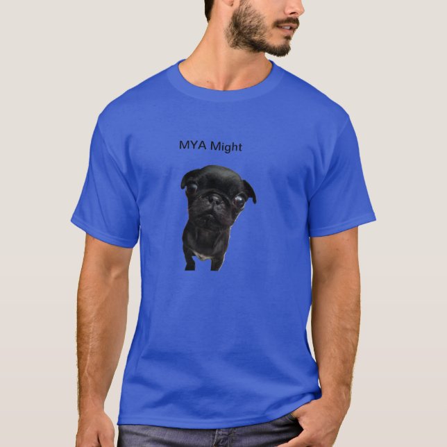 Mya könnte Blau T-Shirt (Vorderseite)