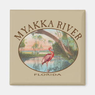 Myakka Florida mit dem Roseate Spoonbill Magnet