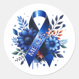 Myalgische Encephalomyelitis ME/CFS Sensibilisieru Runder Aufkleber