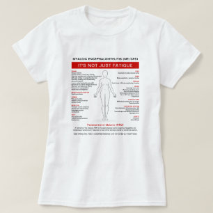 Myalgische Enzephalomyelitis (ME/CFS) Symptom-Diag T-Shirt