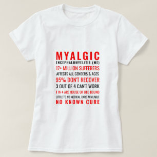 Myalgische Enzephalomyelitis (ME) Statistiken T-Shirt