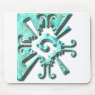 Myan Hunab Ku - Türkis Mousepad