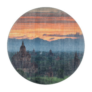 Myanmar, Bagan Sonnenaufgang Schneidebrett