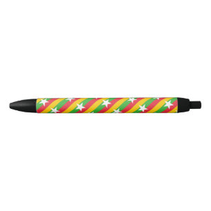 Myanmar Flag Ballpoint Pen Kugelschreiber