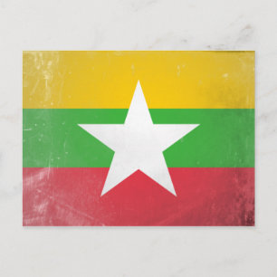 Myanmar Postkarte