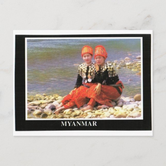 Myanmar Postkarte (Vorderseite)