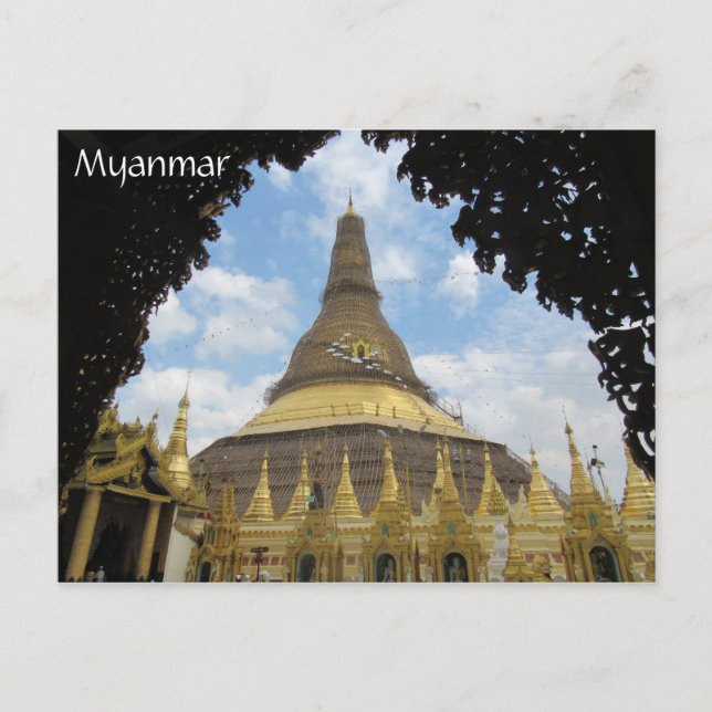Myanmar Postkarte (Vorderseite)
