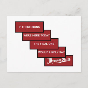 Myanmar-Shad - aktualisierte Fassung von Birma/Mya Postkarte