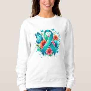 Myasthenia Gravis Aquamarines Bewusstsein Sweatshirt