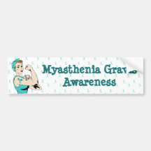 Myasthenia Gravis Awareness Autoaufkleber