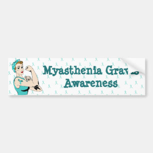 Myasthenia Gravis Awareness Autoaufkleber
