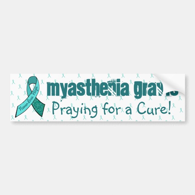Myasthenia Gravis Awareness Autoaufkleber (Vorne)