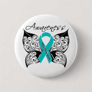 Myasthenia Gravis Awareness Butterfly Button