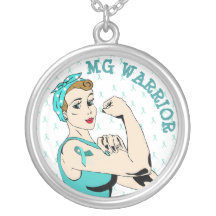 Myasthenia Gravis Awareness Necklack Charm