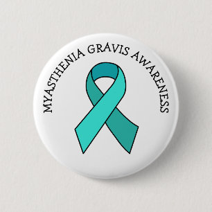 Myasthenia Gravis Awareness Ribbon Button