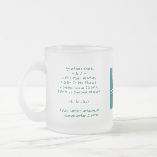 Myasthenia Gravis Bewusstsein Kaffeetasse (Links)