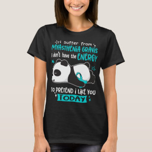 Myasthenia Gravis Bewusstsein Monat Band Geschenke T-Shirt