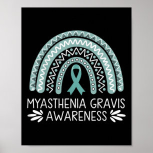 Myasthenia Gravis Bewusstsein Poster