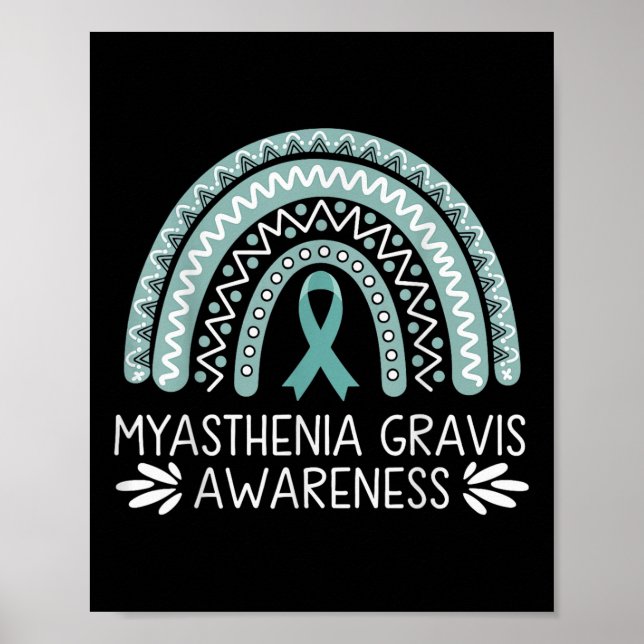 Myasthenia Gravis Bewusstsein Poster (Vorne)