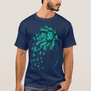 Myasthenia Gravis Bewusstsein Sonnenblumen T-Shirt
