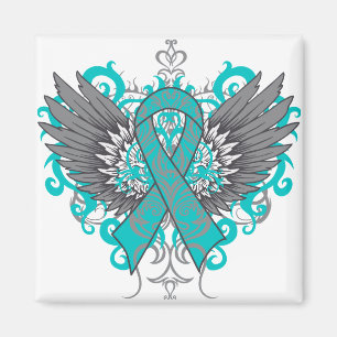 Myasthenia Gravis Bewusstseins-Flügel Magnet