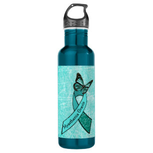Myasthenia Gravis Butterfly Wasser Flasche Edelstahlflasche