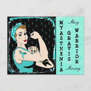 Myasthenia Gravis Postkarte