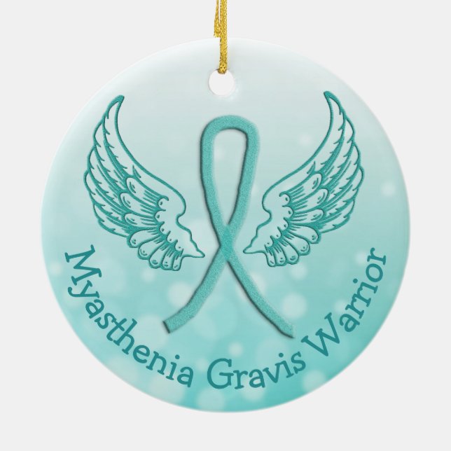 Myasthenia Gravis Snowflake Weihnachtsschmuck (Hinten)