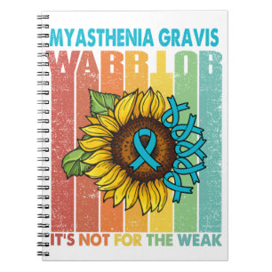 Myasthenia Gravis Warrior Es ist nicht für die Sch Notizblock