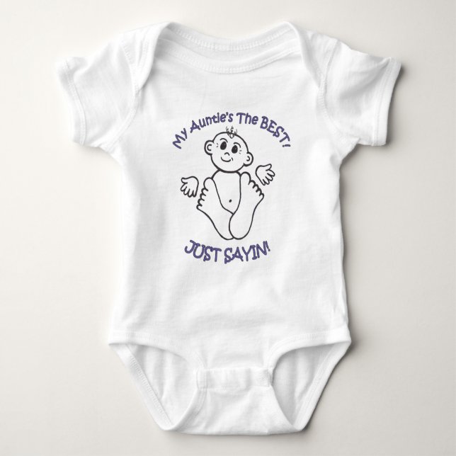 myauntie baby strampler (Vorderseite)