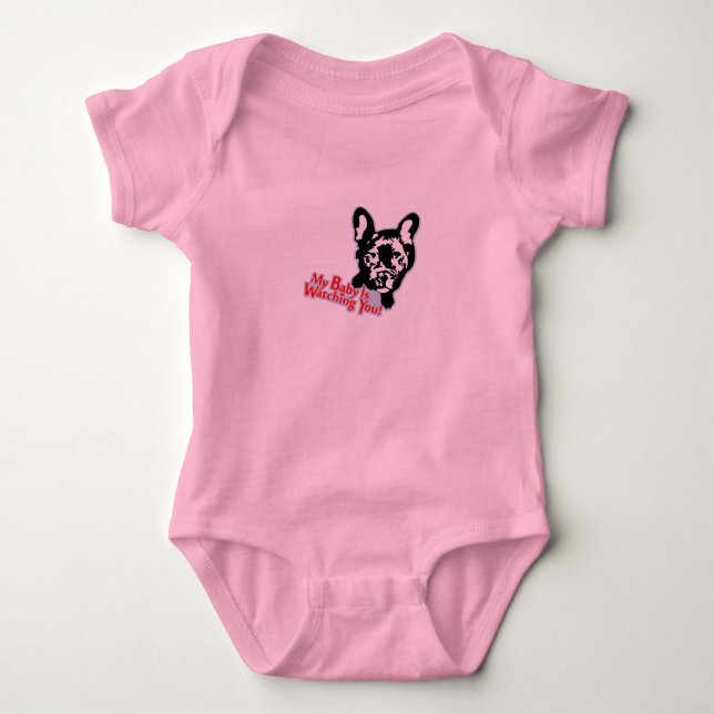 mybabyiswatchingyou baby strampler (Vorderseite)