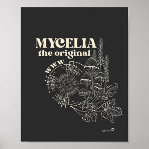 Mycelia, das originale Retrodesign des WWW Poster