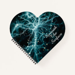 Mycelium Network Art | Deep Ecological Connection  Notizbuch