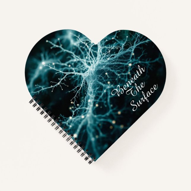 Mycelium Network Art | Deep Ecological Connection  Notizbuch (Vorderseite)